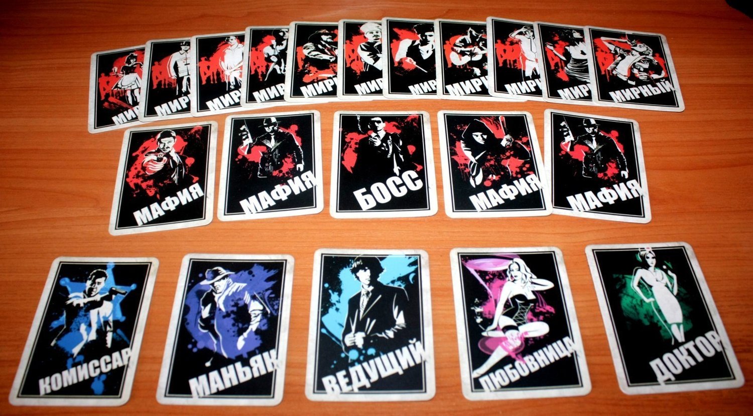 Настольная игра "Мафия"
